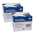 US-Based Supplier - 120-Pack W10165294RB 15-Inch Plastic Trash Compactor Bags Compatible with Whirlpool 13370 Kenmore