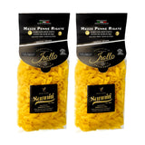 Sanniti by Irollo Gluten Free Mezze Penne Rigate Pasta, 17.6 oz - Authentic Italian Gluten-Free Pasta, Product of Italy [Pack of 2]