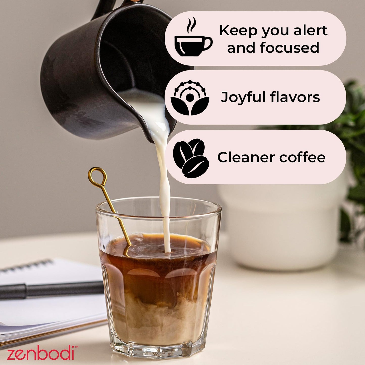 Zenbean Holiday Sampler - 12 Holiday K Cups, Nootropic Coffee Capsules, Works with Capsule Machines, Holiday Blend (with Notes of Toffee and Almond)