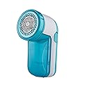 True & Tidy, Portable Fabric Shaver, Safely Removes Lint, Fabric Fluff and Fuzz Balls from All Types of Garments & Fabrics, LR-03, Aqua (Batteries not