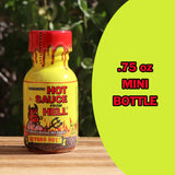 ASS KICKIN' HOT Sauce from Hell Premium Hot Sauce Bottles Gourmet Gift Set Travel Size- .75 oz. 24 Pack - Try if You Dare! - Made with Habanero