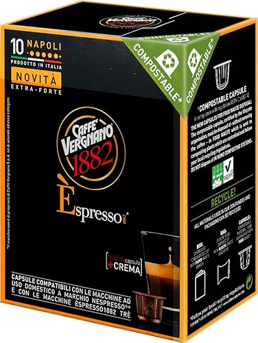 Caffe Vergnano Nespresso Napoli Capsules 3 Boxes X 10 capsules each box