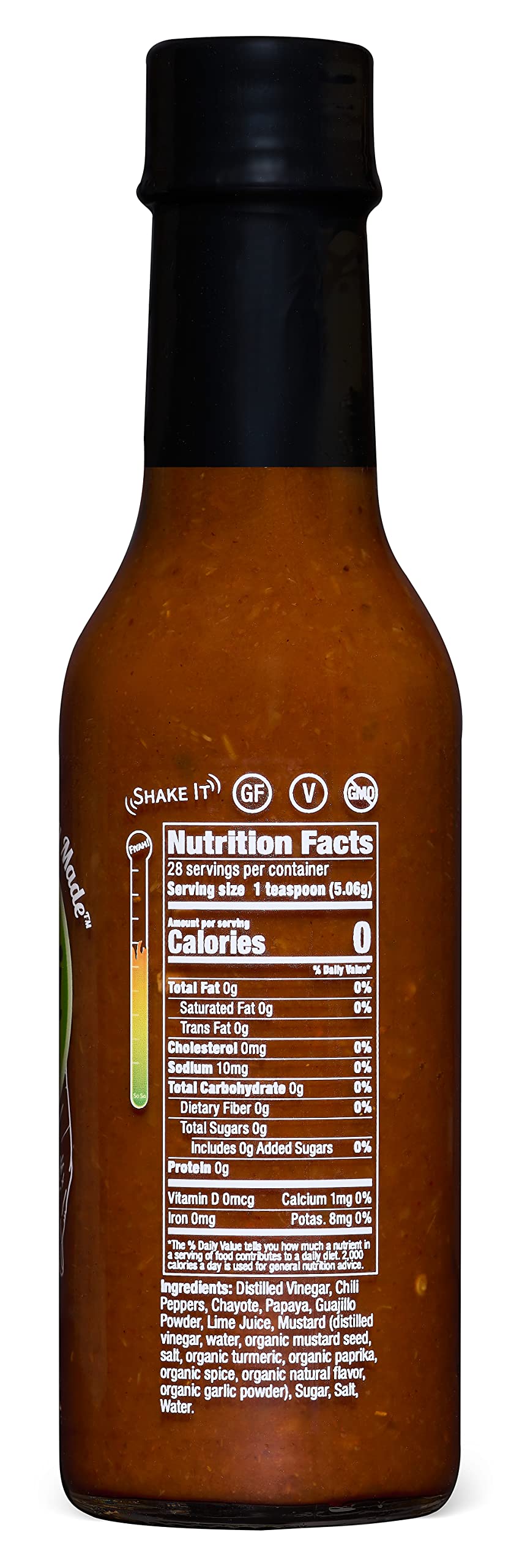 Grandma's Trini Pepper Sauce - Hot Heat Hot Sauce - Vegan - Gluten Free - Non-GMO - Low Sodium - Low Carb - Fabulous Flavor and Kick - Woman Owned