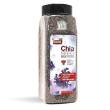 Badia Chia Seed, 22 oz - High Fiber, Omega-3, Protein, Energy Boost - Smoothies, Yogurt, Baking, Oatmeal