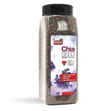 Badia Chia Seed, 22 oz - High Fiber, Omega-3, Protein, Energy Boost - Smoothies, Yogurt, Baking, Oatmeal