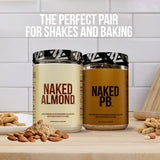 Organic Powdered Peanut Butter from US Farms - Bulk, Only 1 Ingredient - Roasted Peanuts, Vegan, No Additives, Preservative Free, No Salt, No Sugar