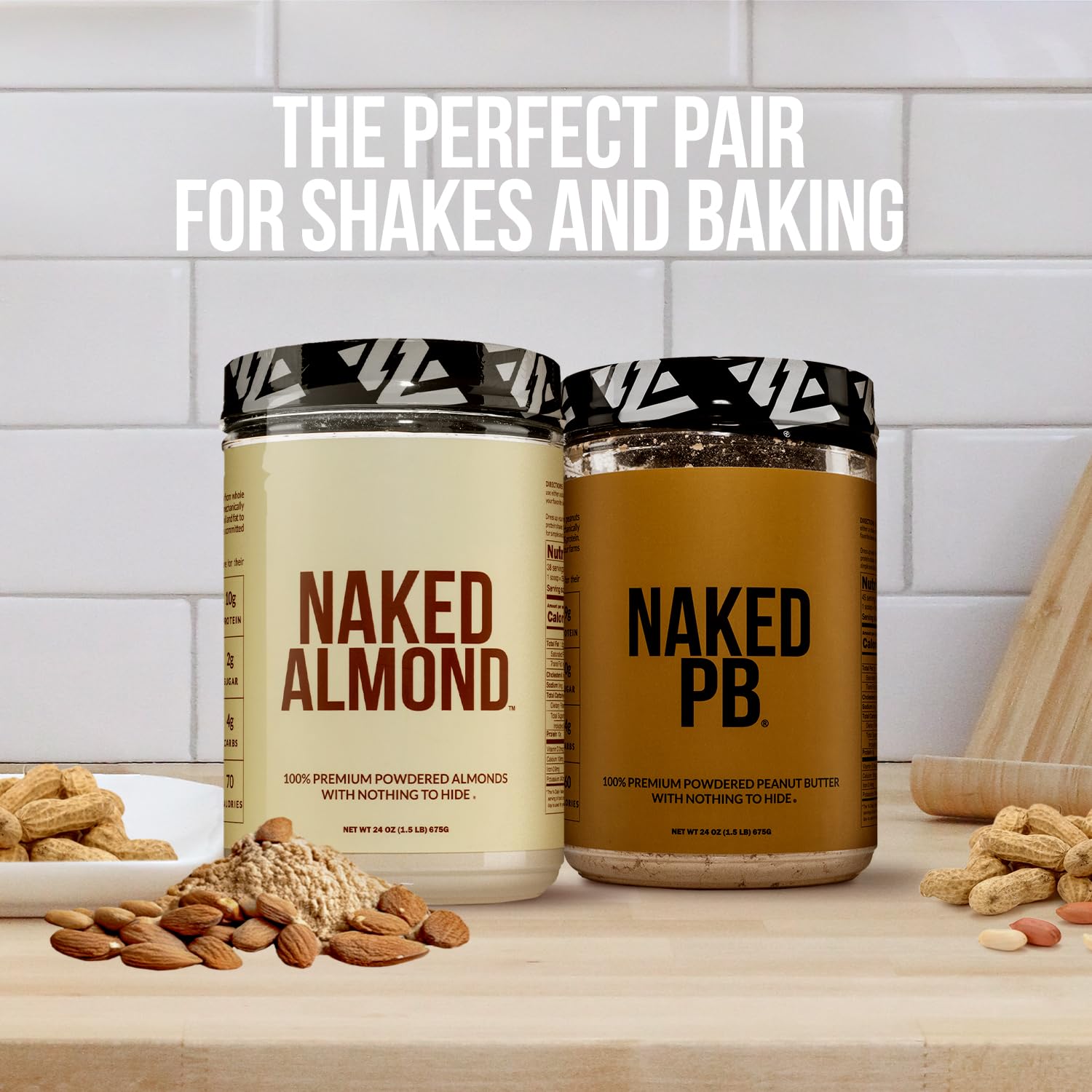 Organic Powdered Peanut Butter from US Farms - Bulk, Only 1 Ingredient - Roasted Peanuts, Vegan, No Additives, Preservative Free, No Salt, No Sugar