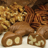 Philadelphia Candies Milk Chocolate Covered Assorted Nuts, 1 Pound Gift Box (Almond, Brazil, Cashew, Hazelnut, Pecan, Walnut)