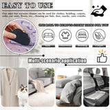 2 Pack Travel Portable Lint Roller with Hand Strap, Reusable Mini Lint Rollers with 6 Refill, Lint Remover for Clothes Bag (Black+White)