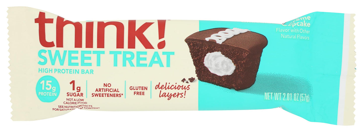 Think! Chocolate & Creme Cupcake Protein Bar, 2.01 OZ