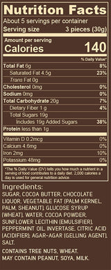 Bouchard Dark Chocolate Mint Thins (72% Cacao) 5.3 OZ (0.3 LB/150g)