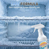 Cmeilau High Effective Refrigerator Defrosting Agent,Multi-Purpose Refrigerator Cleaner Inside,Freezer Defroster, Fridge Freezer De-Icer Spray,Saves