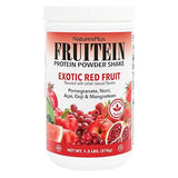 NaturesPlus FRUITEIN Exotic Red Fruit Shake - 1.3 lbs - Plant-Based Protein (13g/Serving) - Supports Energy & Immune System - Vegetarian, Gluten Free