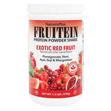 NaturesPlus FRUITEIN Exotic Red Fruit Shake - 1.3 lbs - Plant-Based Protein (13g/Serving) - Supports Energy & Immune System - Vegetarian, Gluten Free