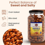 Wellsley Farms Peanut Butter Filled Pretzels, Crunchy Nuggets with Real, Salty Snacks for Adults & Kids, Perfect for Parties, Movies & On-the-Go