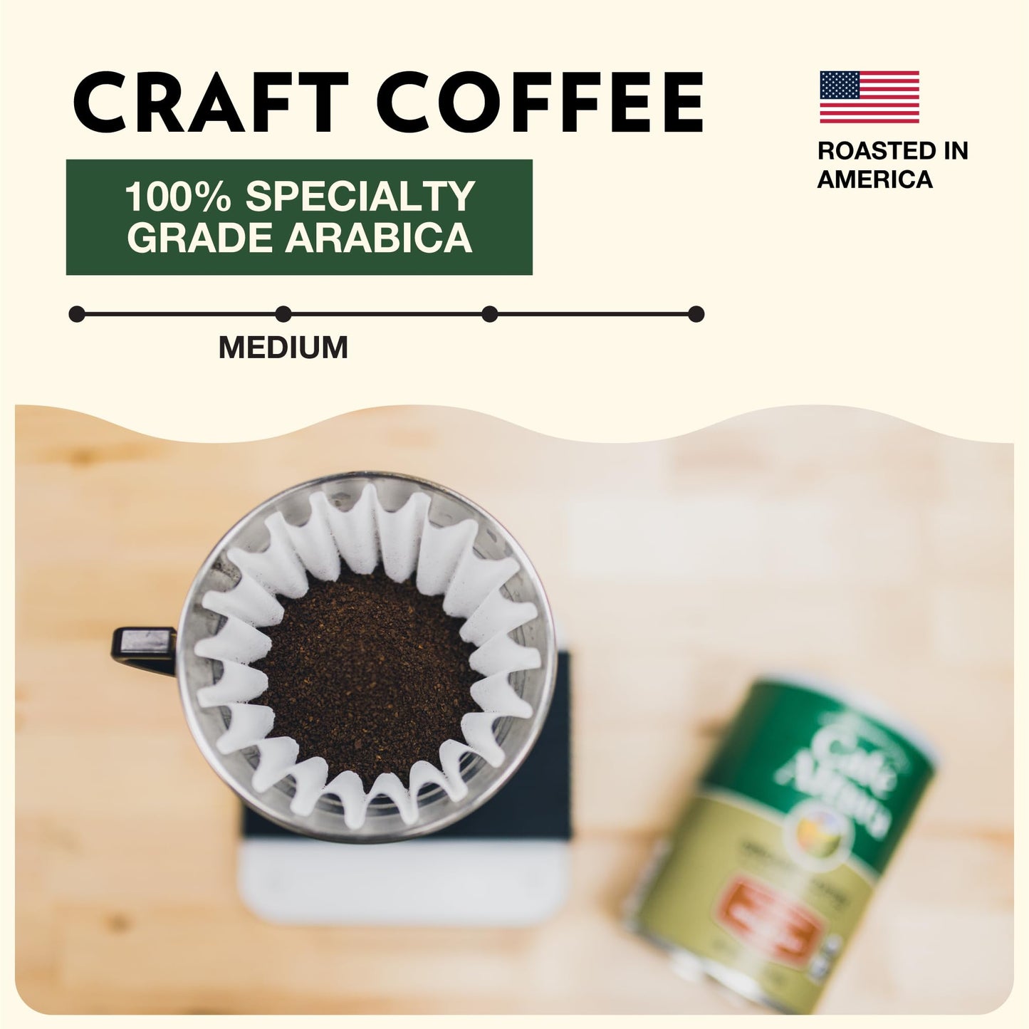 Cafe Altura Ground Organic Coffee, Fair Trade Classic Roast, 12 oz Can