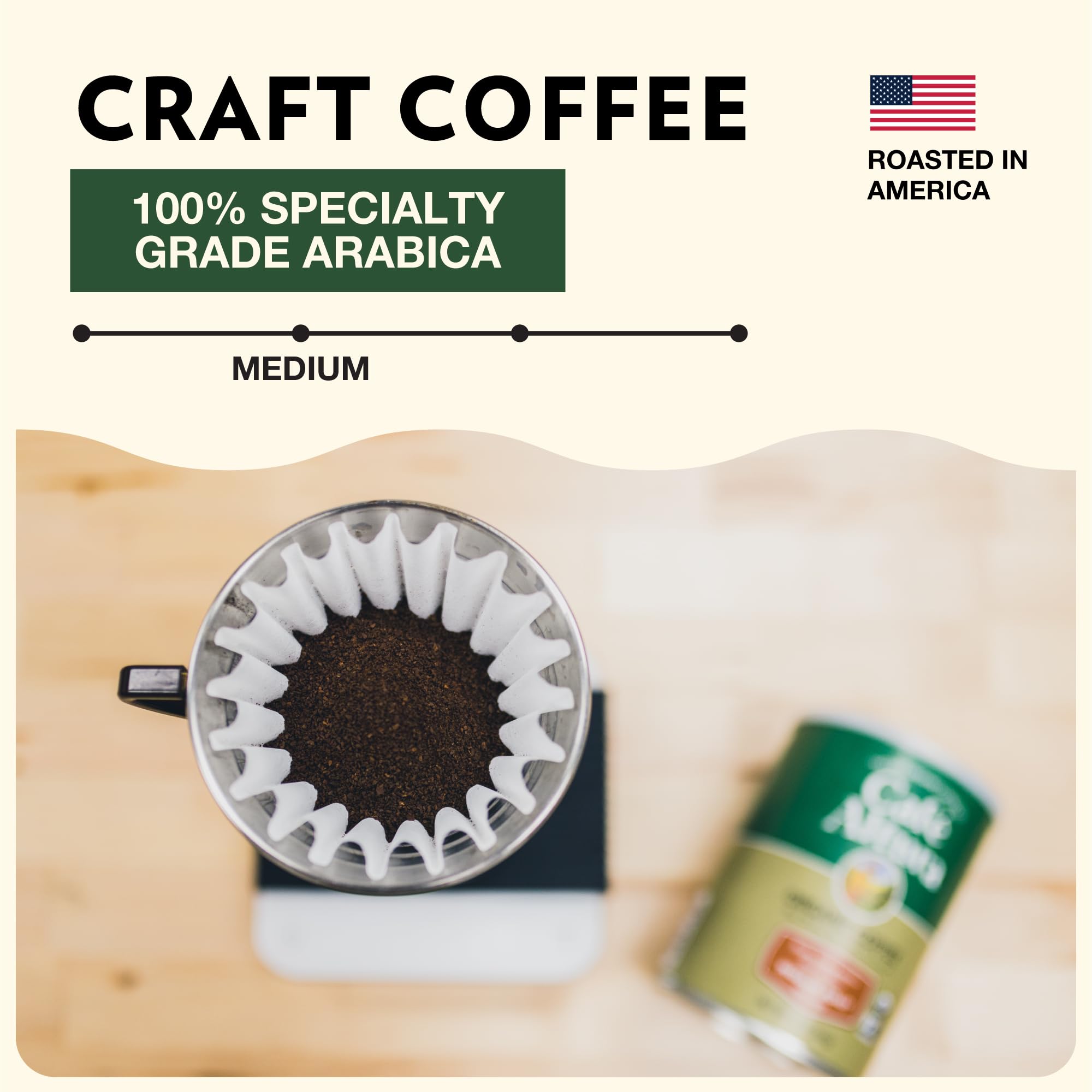 Cafe Altura Ground Organic Coffee, Fair Trade Classic Roast, 12 oz Can