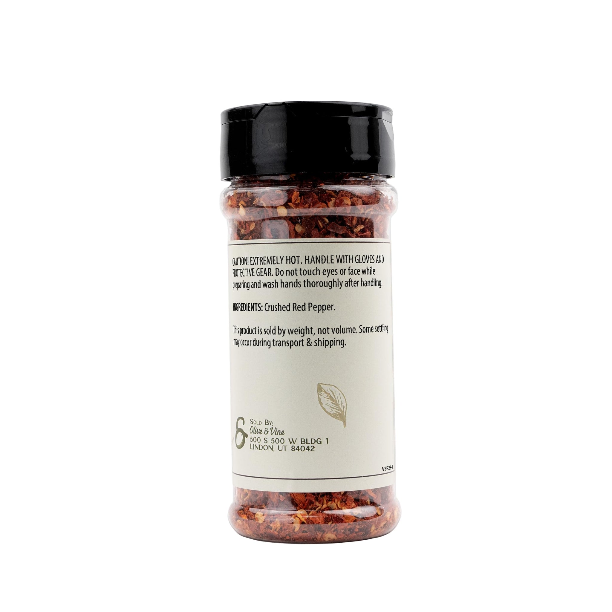 Olive & Vine Red Pepper Flakes, Spicy Heat, Seasoning for Pizza, Pasta, and Soups, Rich Tradition, Authentic Taste, For Global Recipes (2.16 Ounce)
