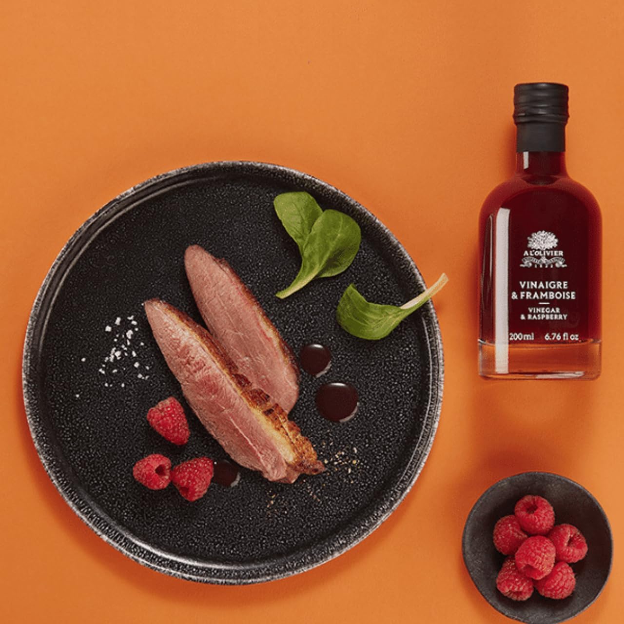 A L'Olivier Raspberry Fruit Vinegar 200ml