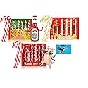 Mac & Cheese, Bacon & Ketchup 18ct Christmas Candy Canes - Funny Savory Holiday Candy, Novelty Gag Gift, Weird Flavor Stocking Stuffers