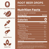 Allways Drops Natural Root Beer Water Flavoring Enhancer | Sugar-Free, Zero Calories, Monk Fruit Sweetened | Sustainable Glass Bottle | Kids & Adults