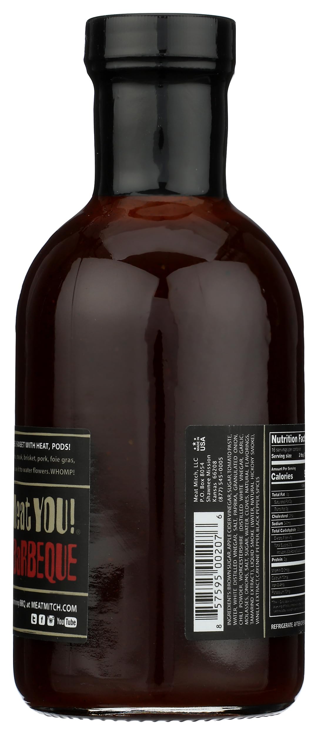 Meat Mitch WHOMP! BBQ Sauce, 21.0 Ounce | Kansas City Gourmet Competition Barbecue Sauce