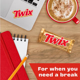 TWIX Bulk Chocolate Candy Individually Wrapped - Full Size, Caramel Chocolate Cookie Candy Bar, 36-Count Box