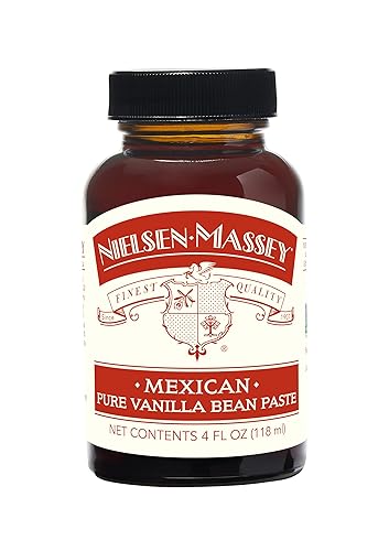 Nielsen-Massey Mexican Pure Vanilla Bean Paste for Baking and Cooking, 4 Ounce Bottle