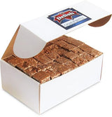 Gourmet Cashew Brittle by It's Delish, 6 LBS Bulk Box - Old Fashion Style Cashew Brittle in Square Cut Pieces - Sweet & Crunchy Candy in Bulk Great