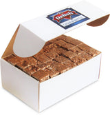 Gourmet Cashew Brittle by It's Delish, 6 LBS Bulk Box - Old Fashion Style Cashew Brittle in Square Cut Pieces - Sweet & Crunchy Candy in Bulk Great