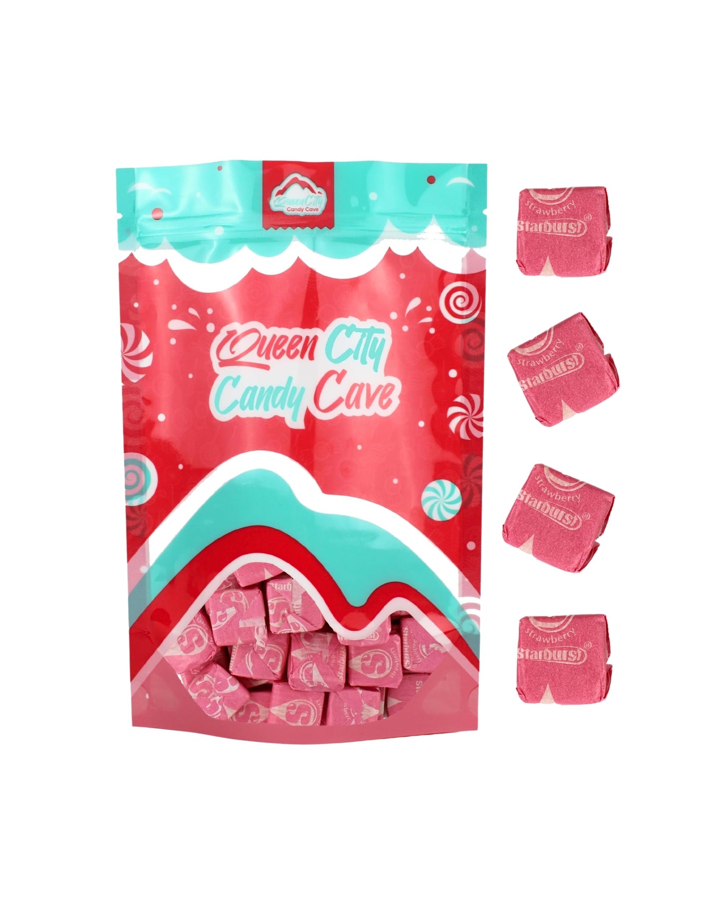All Pink Star Candy, Bulk Burst Pink Candies for Celebrations, Color Themed Parties, Buffet, Holidays, and Pinatas (1 Pound)