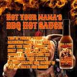 Hellfire Hot Sauce Not Your Mama’s BBQ Sauce Apricot Reaper - Multi Award Winning Gourmet BBQ Hot Sauce! A tomato based BBQ sauce created with fire