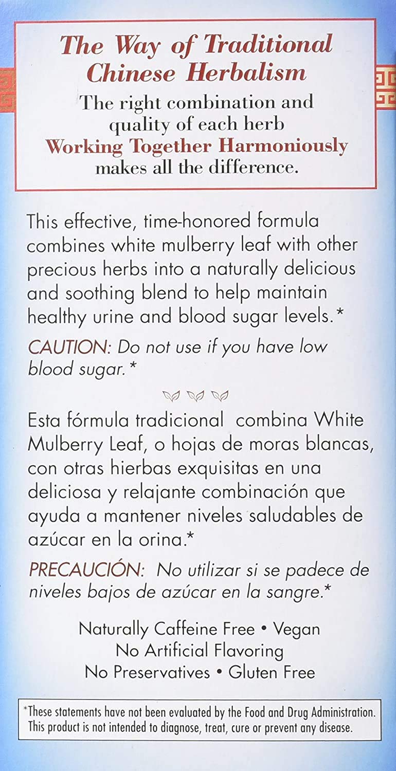 Bravo Tea, Sugar Level (Blood Sugar) Herbal Tea, Caffeine Free, 20 Tea Bags (Two Pack)