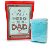 Hero Called Dad Cotton Candy - Sweet Tribute to Fathers - Premium Handcrafted Confection - Order Now and Celebrate the Hero in Your Life!
