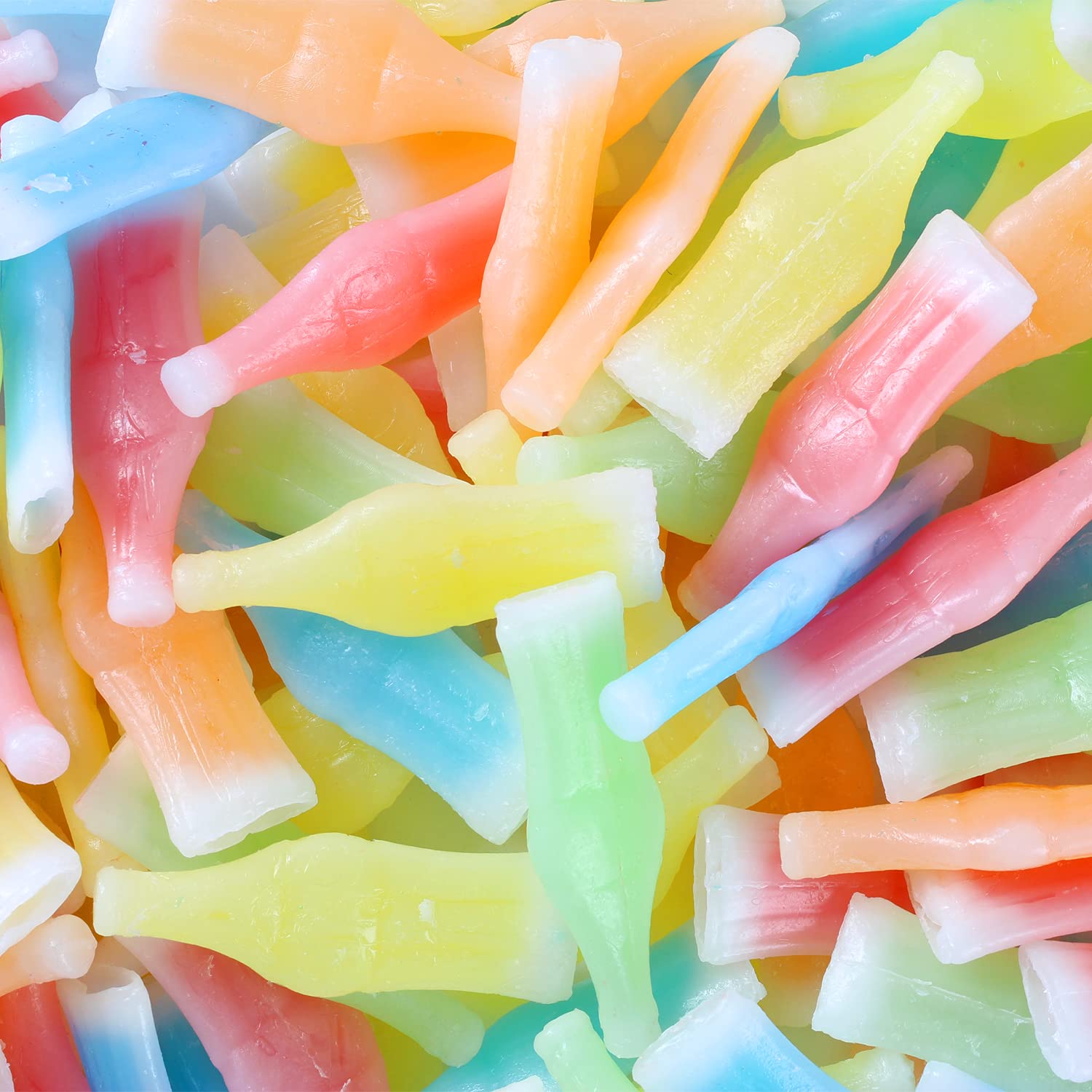 Wax Bottle Candy - 3 Pounds - Juice Filled Wax Candies - Kids Summer Party Candy - Candies for Pinatas, Parades, Goodie Bag Fillers - Bulk Candy