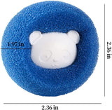 GHKAEYC 3PCS Reusable Hair Remover Washing Machine Laundry Ball Dryer Ball for Clothing Dog Cat Pet Hair Remover (Blue), 5cm