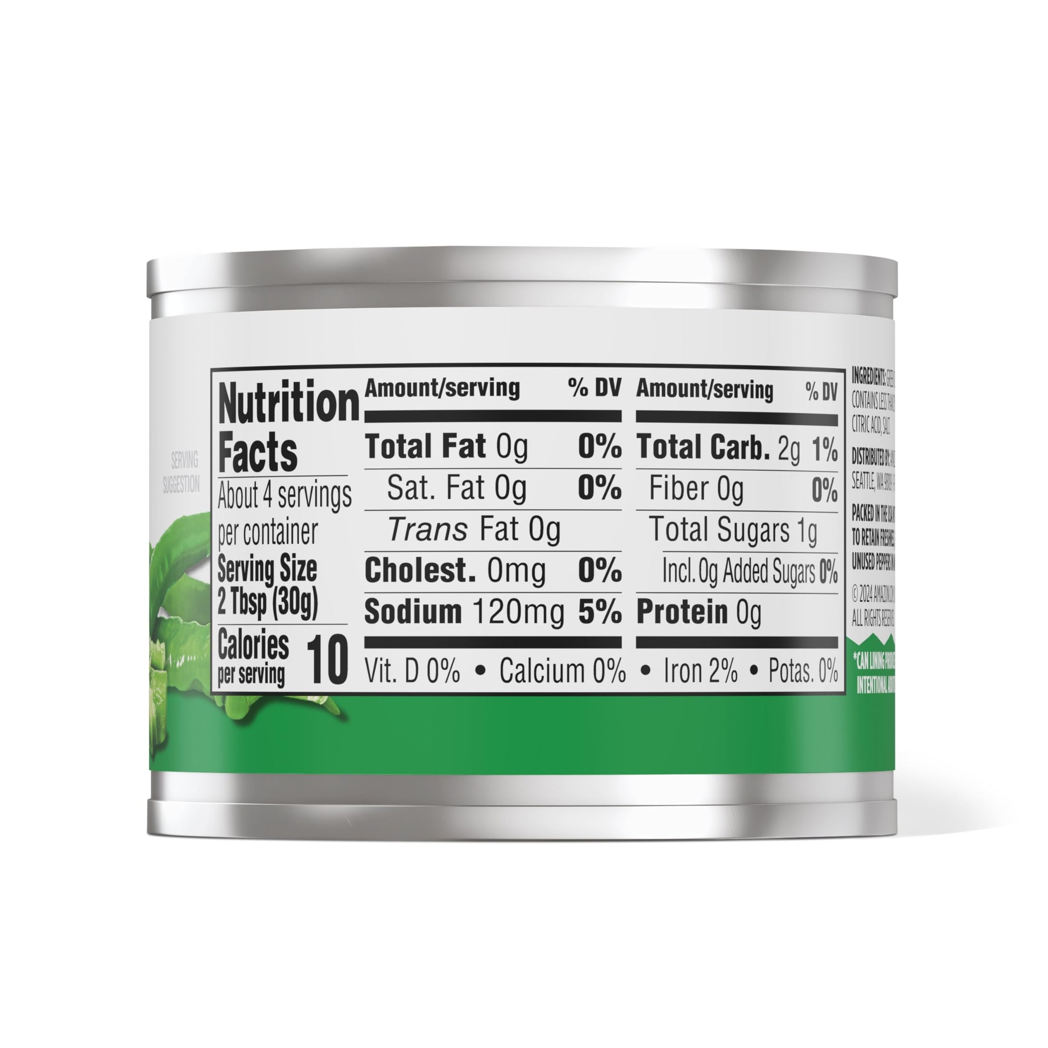 Amazon Grocery, Fire Roasted Diced Green Chiles, Mild, 4 Oz