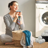 Wool Dryer Balls 6 Pack Reusable Laundry Drying Ball New Zealand Natural Fabric Softener Reduce Clothing Static and Wrinkles