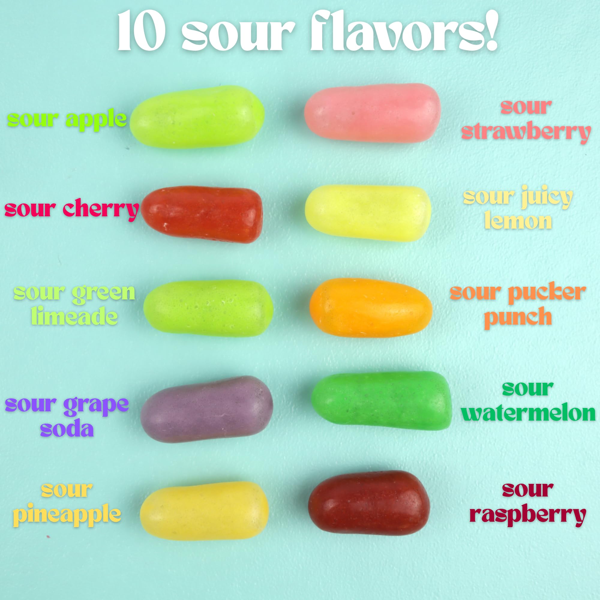 Mike and Ike Mega Mix Sour, Assorted Chewy Candies, Movie Night Snacks, 10 Fruit Flavors, 4.25 Ounces (Pack of 3)