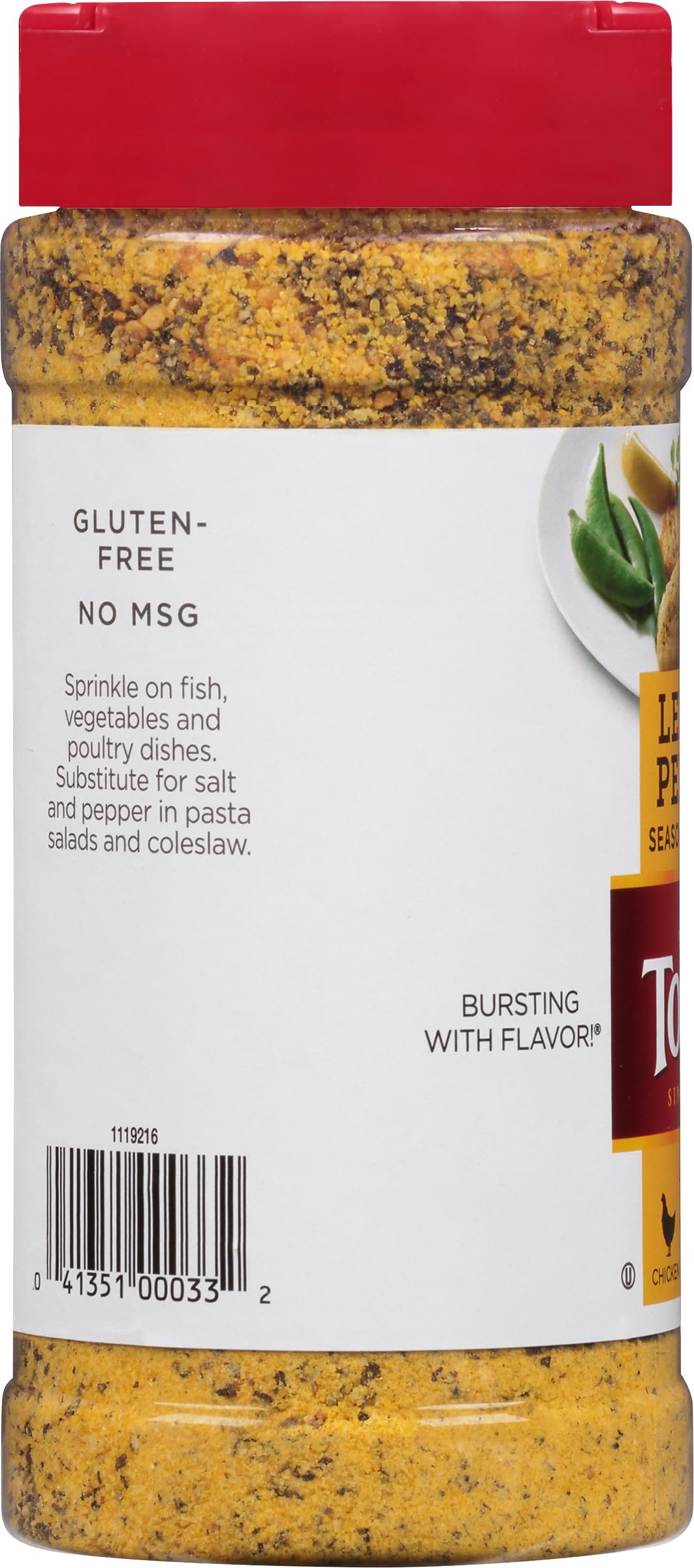 Tone's Lemon Pepper Seasoning Blend, 12.75 Ounce