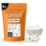 Oh! Nuts White Jordan Almonds - 2 lb - For Easter, Weddings, Baby Showers & Birth - Packed in New York Zip-Seal Bag for Exceptional Freshness