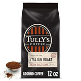 Tully's Coffee Italian Roast, Ground Coffee, Dark Roast, Bagged 12 oz