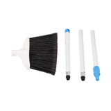 Amazon Basics Heavy-Duty Floor Cleaning Broom with Stiff Bristles, Sturdy 3-Piece Handle, Easy to Assemble, Indoor Outdoor Use for Driveways