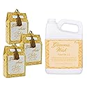Elanze Designs Tyler Candle FLEUR DE LIS Glam Laundry Detergent and Scented Sachet 32 Ounce Bundle; set of 4