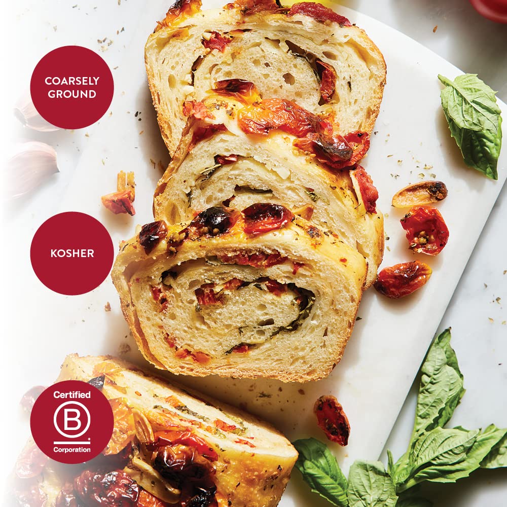 King Arthur Premium Semolina Flour: Coarse Ground, High Protein Durum Wheat for Perfect Pasta, Pizza, and Bread Making - Kosher, 3 lbs Resealable Bag