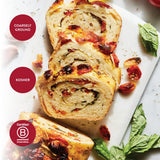 King Arthur Premium Semolina Flour: Coarse Ground, High Protein Durum Wheat for Perfect Pasta, Pizza, and Bread Making - Kosher, 3 lbs Resealable Bag