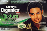 Africas Best Mens Organics Texture My Way Comb Thru Creme Hair Texturizing Kit, 1 Ea
