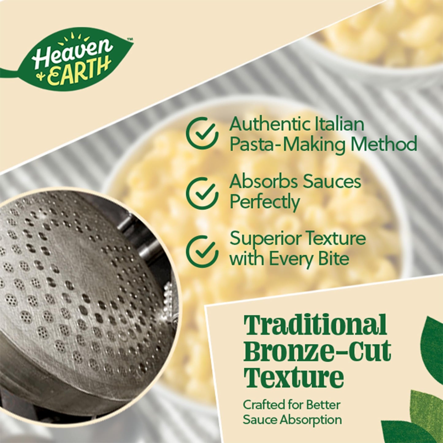 Heaven & Earth Brown Rice Gluten Free Elbow Pasta, 12oz (3 Pack) | Whole Grain | Amazing Texure - Tastes Like Regular