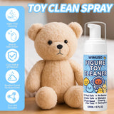 Figure & Plush Toy Cleaner - 5oz Foam Spray for Stuffed Animals & Soft Dolls with Brush & Cloth | No Rinse, Zero Residue, Color-Safe| Safe