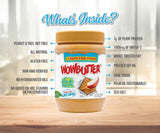 Wowbutter Natural Peanut Free Creamy 4.4lb Jars, 2 Pack